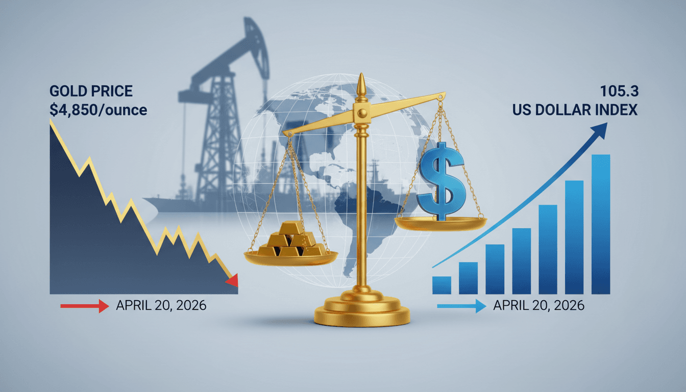 Gold Prices Drop as US Dollar Strengthens Amid US-Iran Tensions