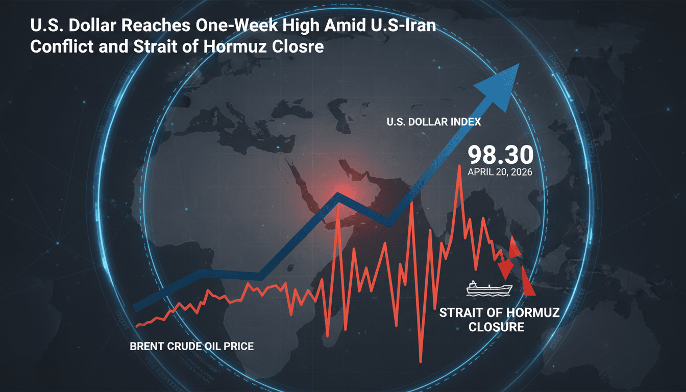 U.S. Dollar Reaches One-Week High Amid U.S.-Iran Conflict and Strait of Hormuz Closure