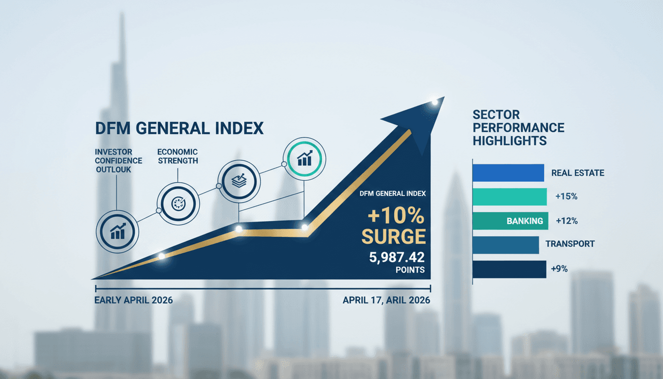 Dubai Financial Market Index Surges Over 10% Amid Improved Investor Confidence