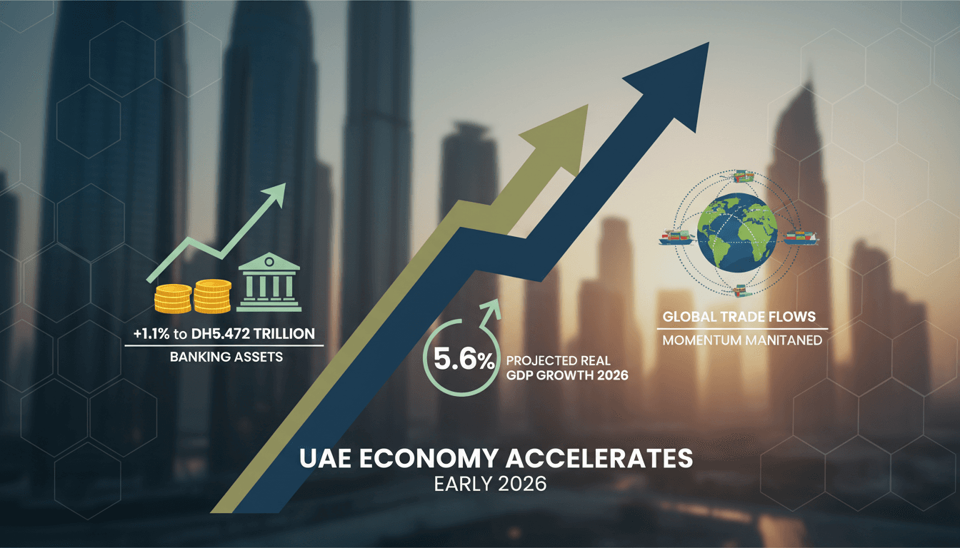 UAE Economy Sees Accelerated Growth in Early 2026 Fueled by Banking and Trade