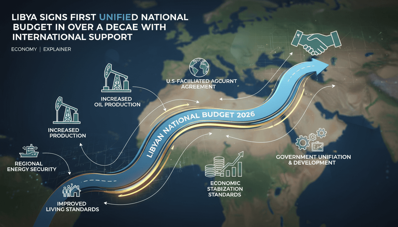 Libya Signs First Unified National Budget in Over a Decade with International Support