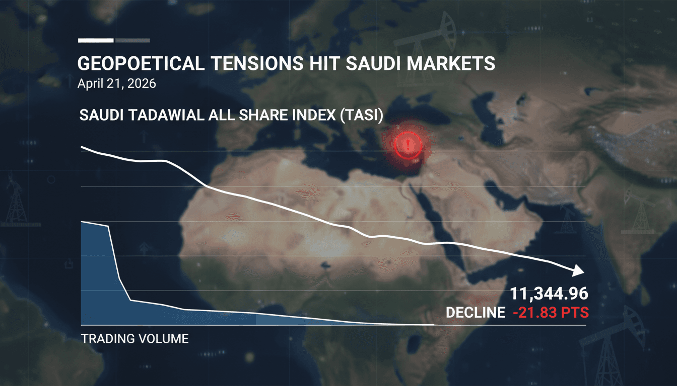 Saudi Tadawul All Share Index Declines Amid Geopolitical Tensions