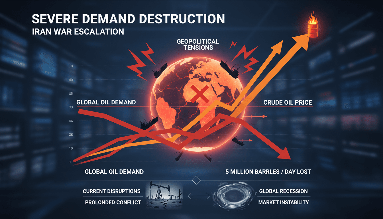 Oil Traders Warn of Severe Demand Destruction Due to Ongoing Iran War