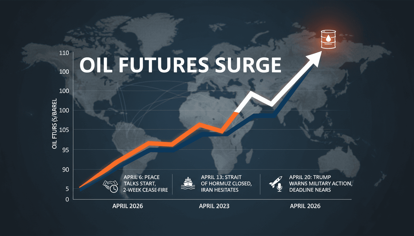 Oil Futures Surge as U.S.-Iran Peace Talks Face Deadline