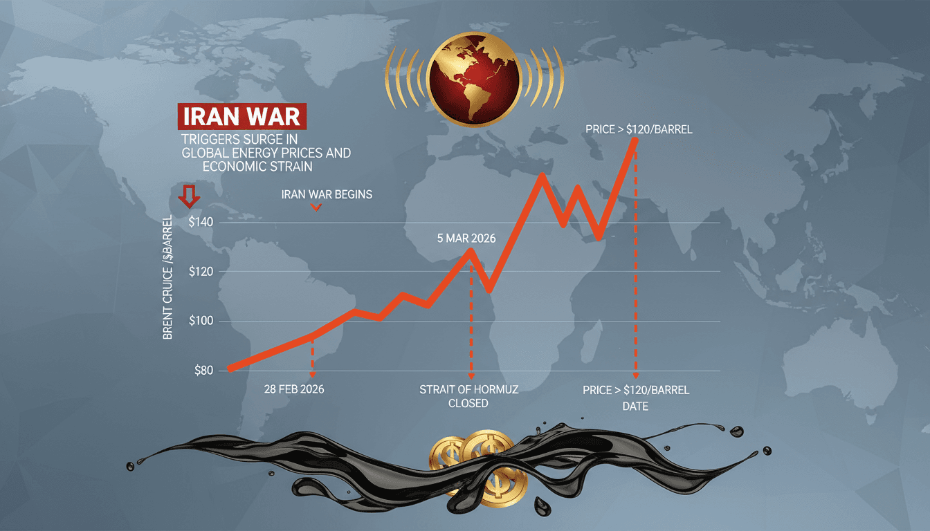 Iran War Triggers Surge in Global Energy Prices and Economic Strain