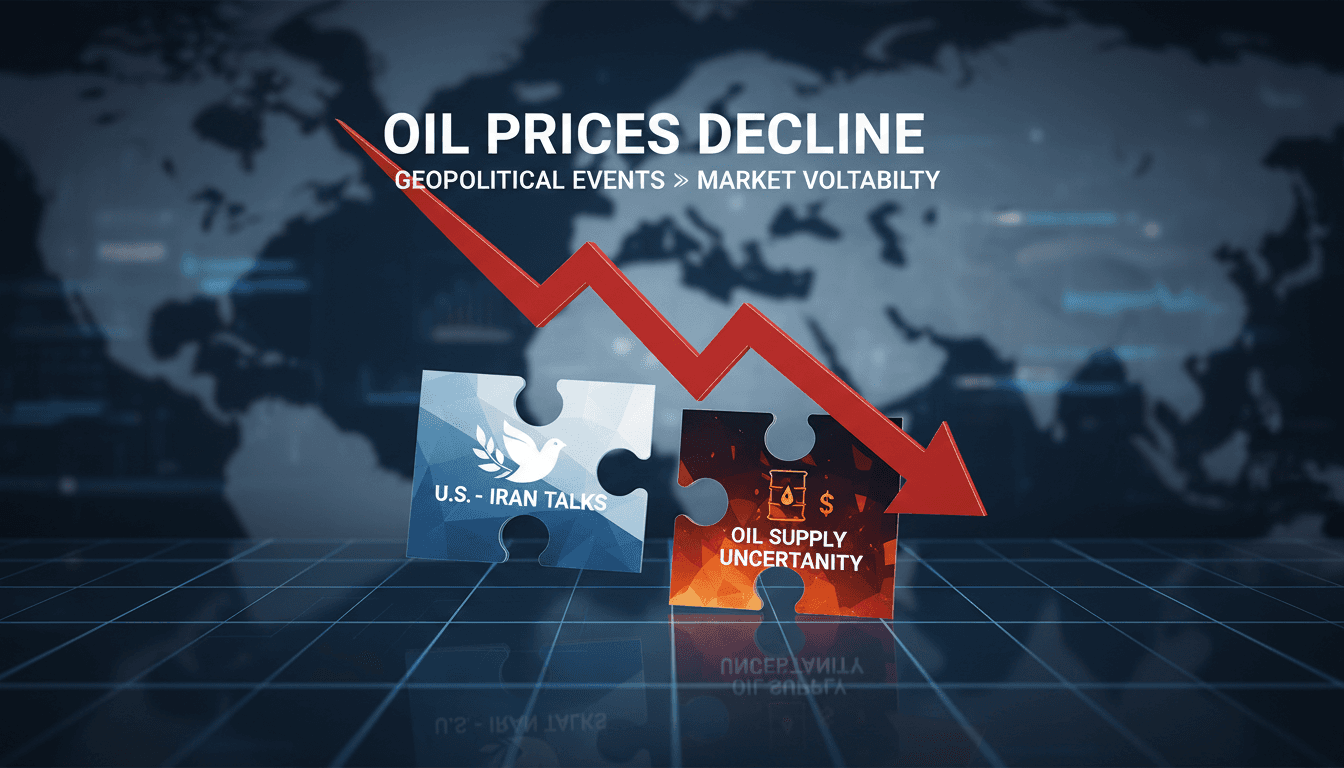 Oil prices decline amid U.S.-Iran peace talks uncertainty