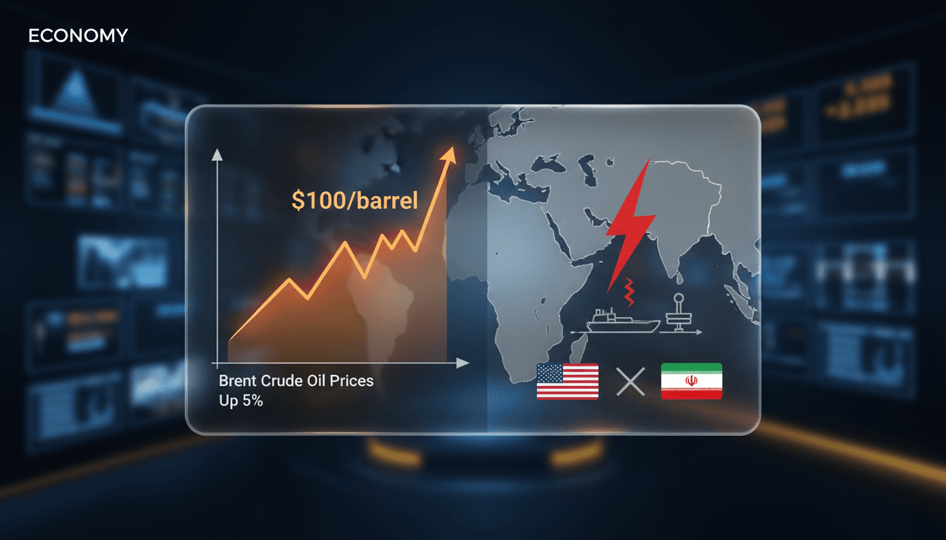 Brent crude oil prices exceed $100 per barrel amid Gulf tensions