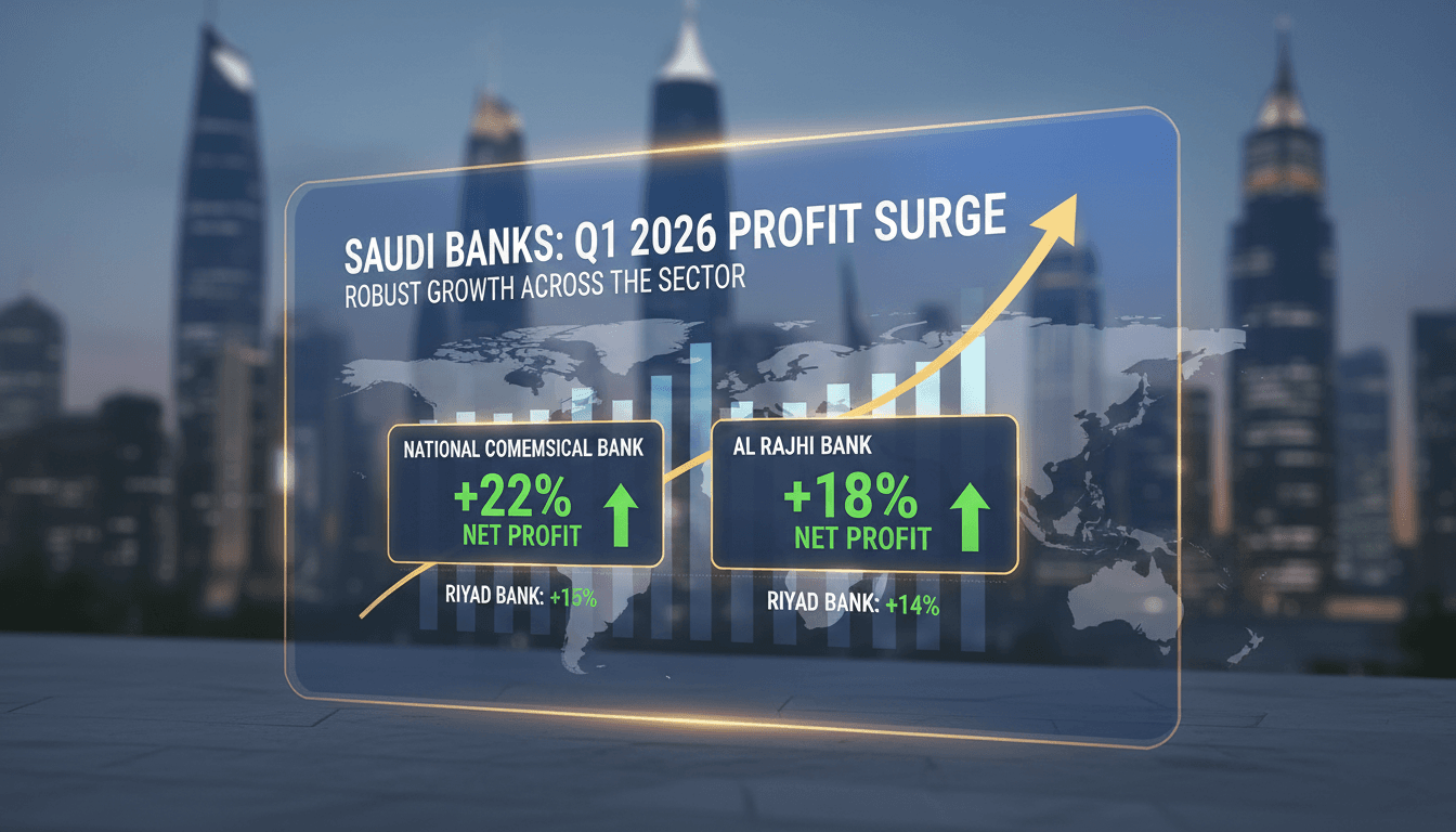 Saudi banks report significant profit growth in Q1 2026