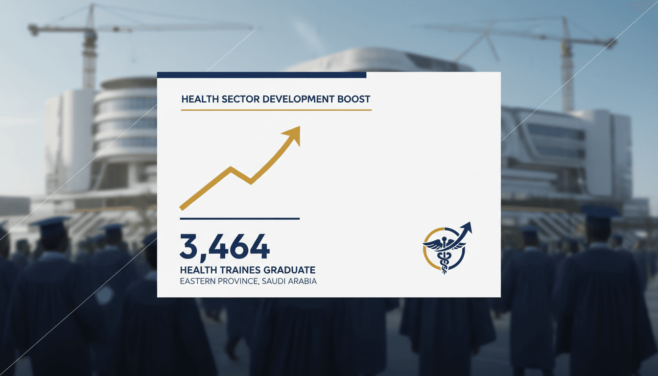 Saudi Arabia's Eastern Province Graduates 3,464 Trainees to Boost Health Sector Development