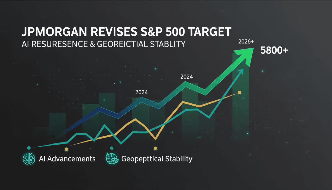 JPMorgan Revises S&P 500 Target Amid AI Resurgence and Geopolitical Stability
