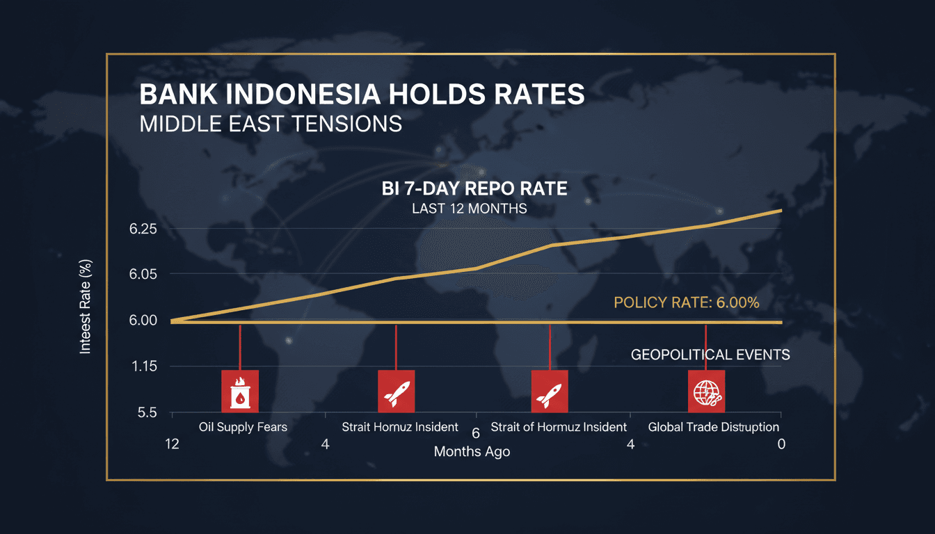 Bank Indonesia Holds Interest Rates Steady Amid Middle East Tensions