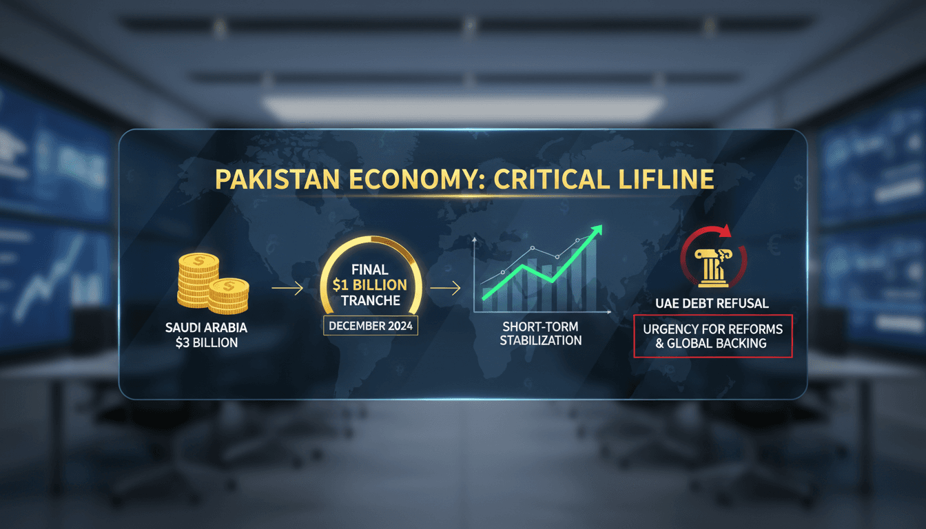 Pakistan secures final $1 billion tranche from Saudi Arabia amid UAE debt rollover refusal