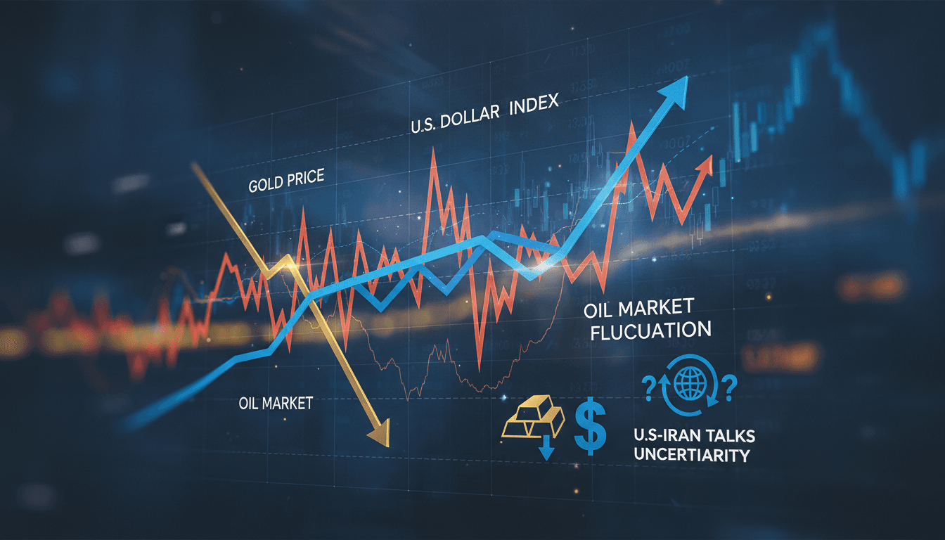 Gold prices decline amid rising dollar and U.S.-Iran peace talks uncertainty