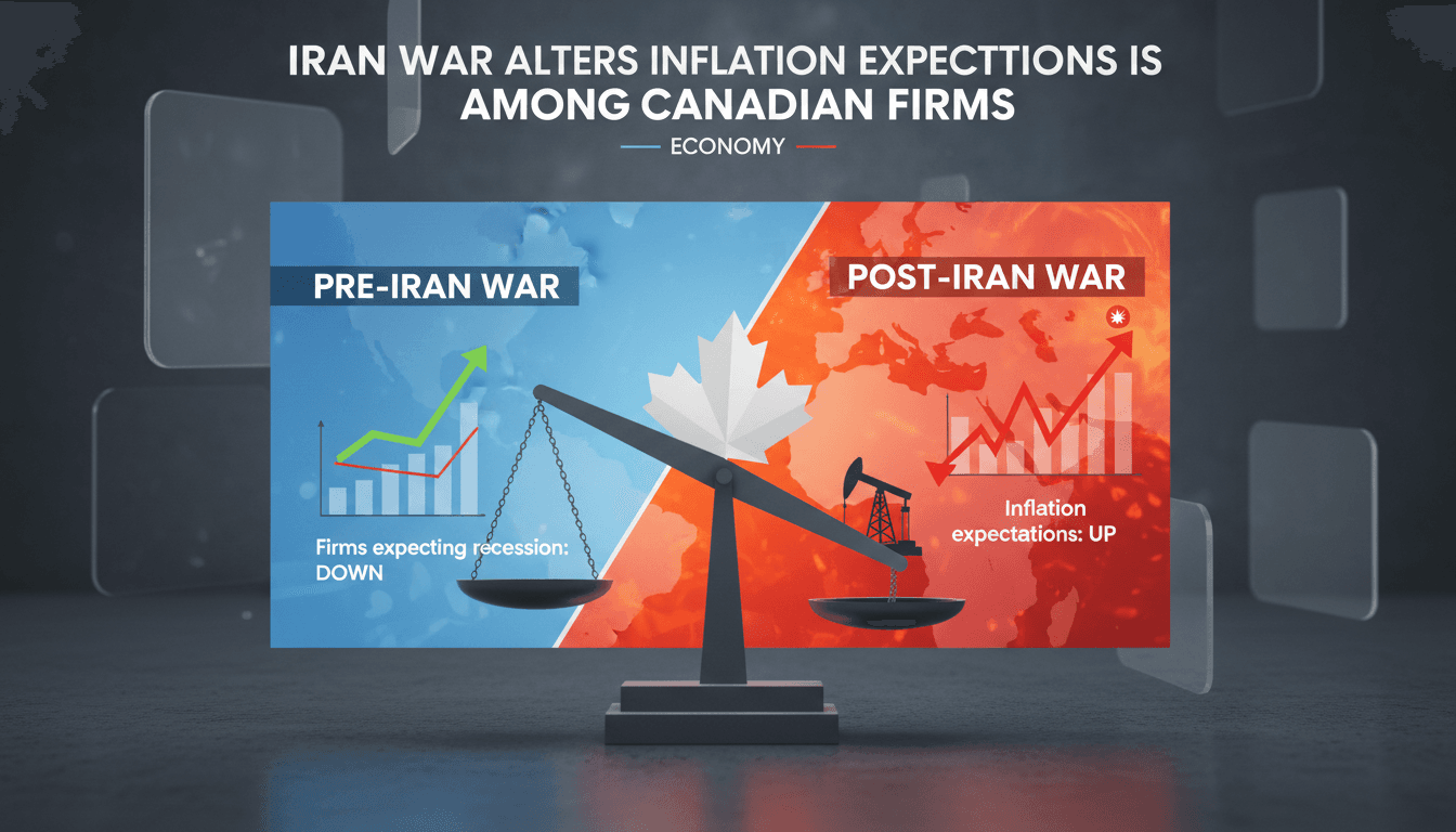 Iran war alters inflation expectations among Canadian firms