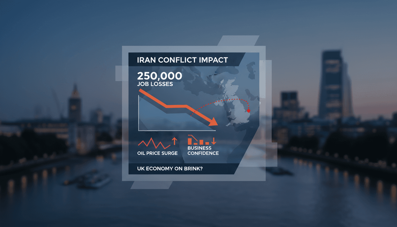 UK economy faces potential recession with 250,000 job losses linked to Iran conflict