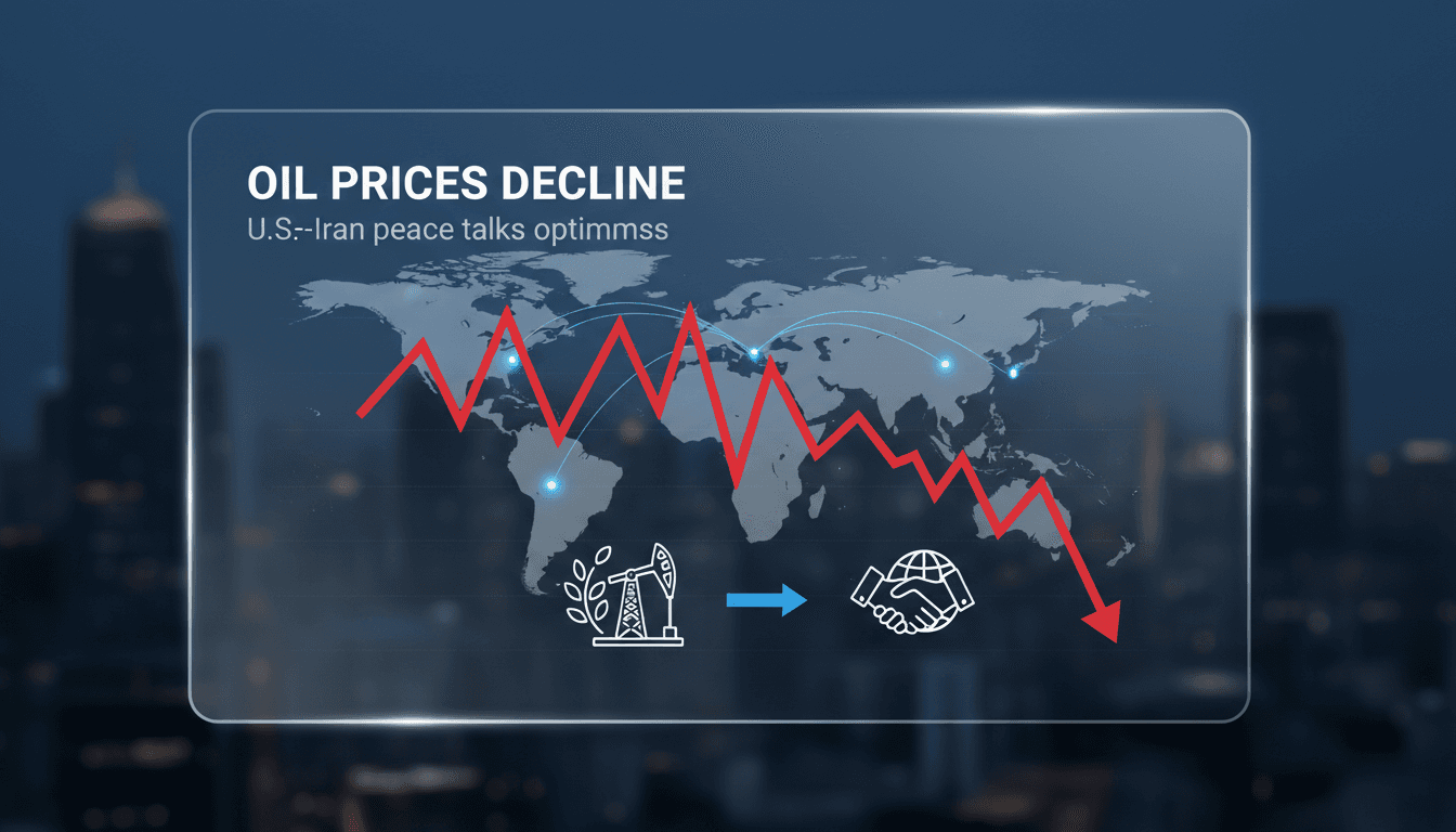 Oil prices decline amid renewed expectations for U.S.-Iran peace talks