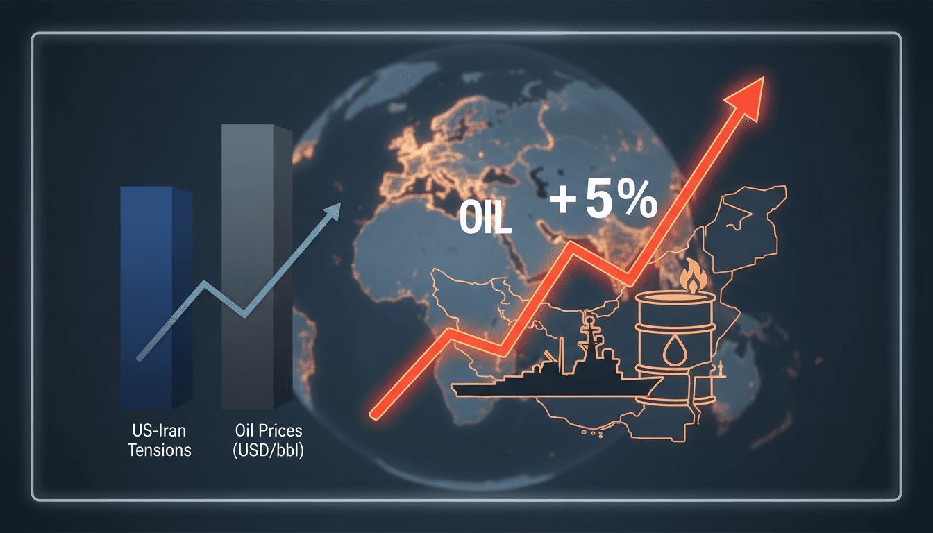 Oil prices rise over 5% amid escalating US-Iran tensions