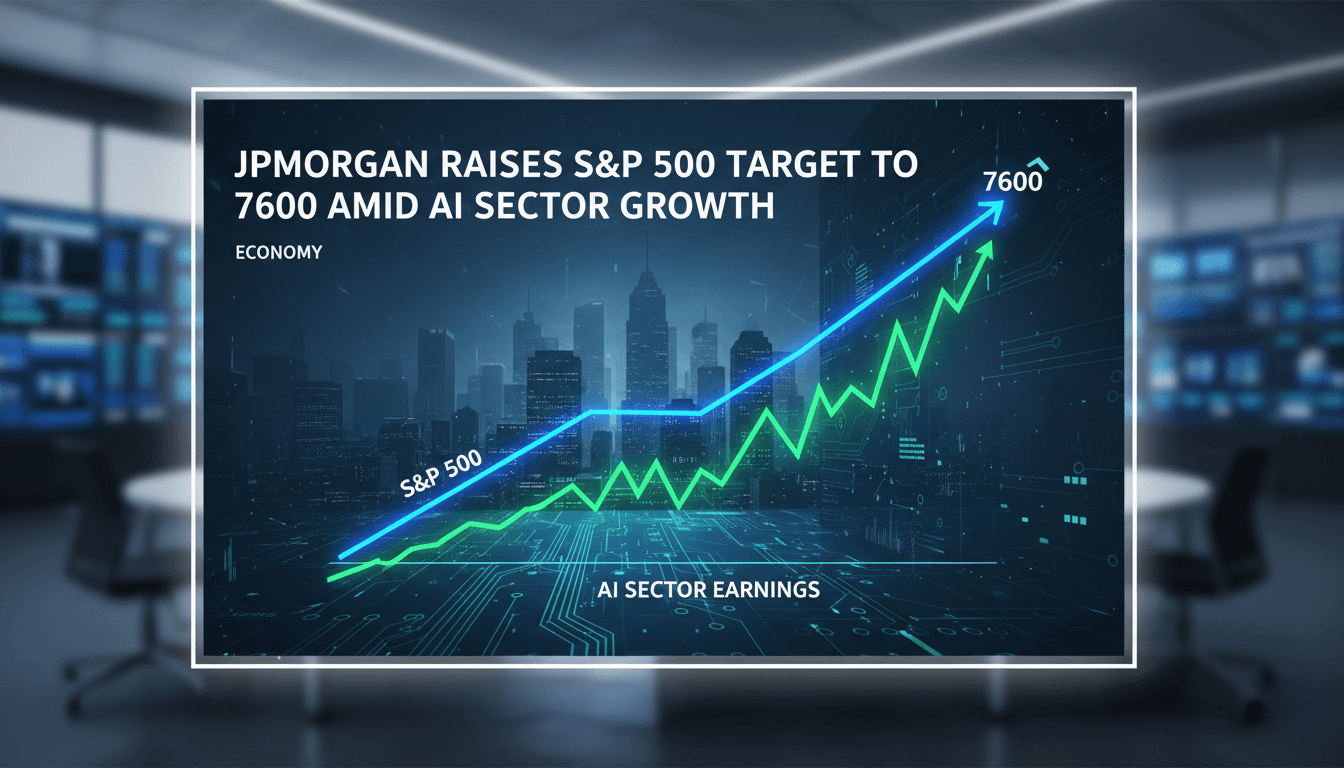 JPMorgan Raises S&P 500 Target to 7600 Amid AI Sector Growth