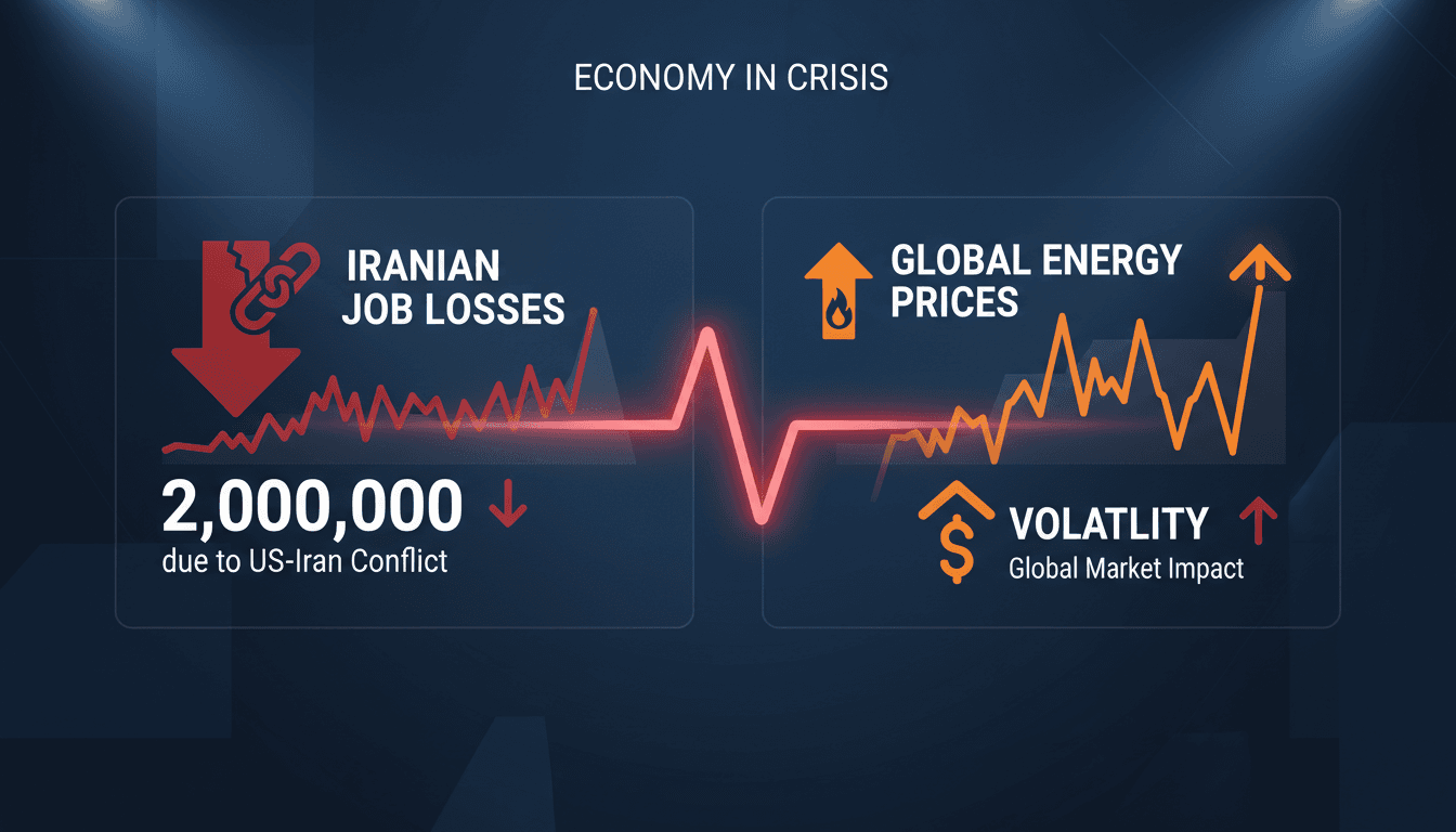 Iran's economy faces crisis with two million job losses amid US-Iran conflict