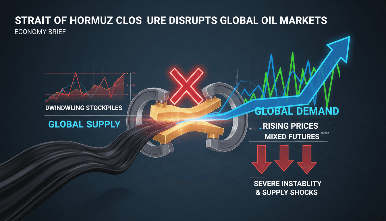 Closure of the Strait of Hormuz Disrupts Global Oil Markets