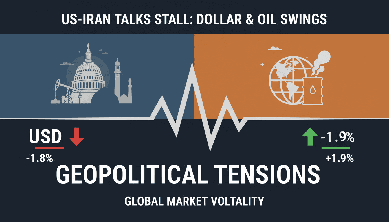 US-Iran talks stall causing dollar fluctuations and rising oil prices