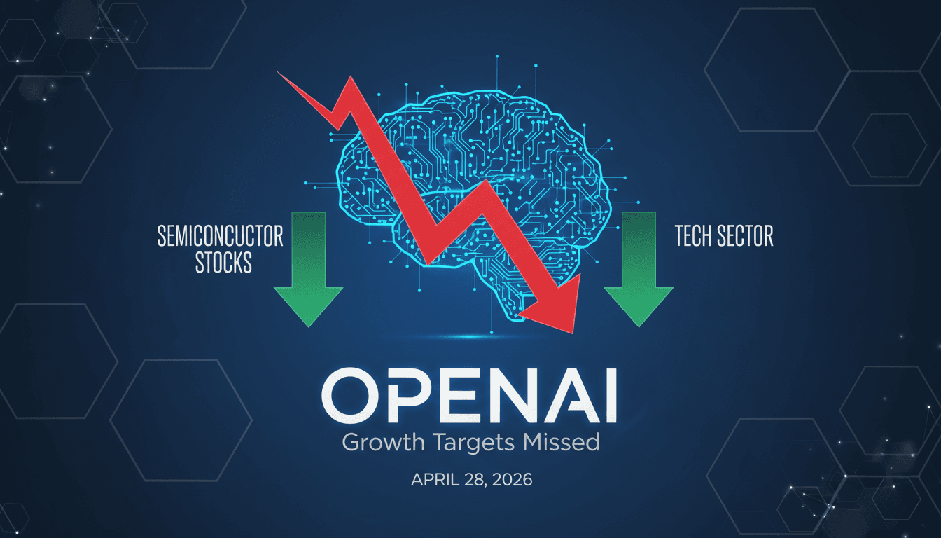 US stock markets decline amid concerns over OpenAI's growth