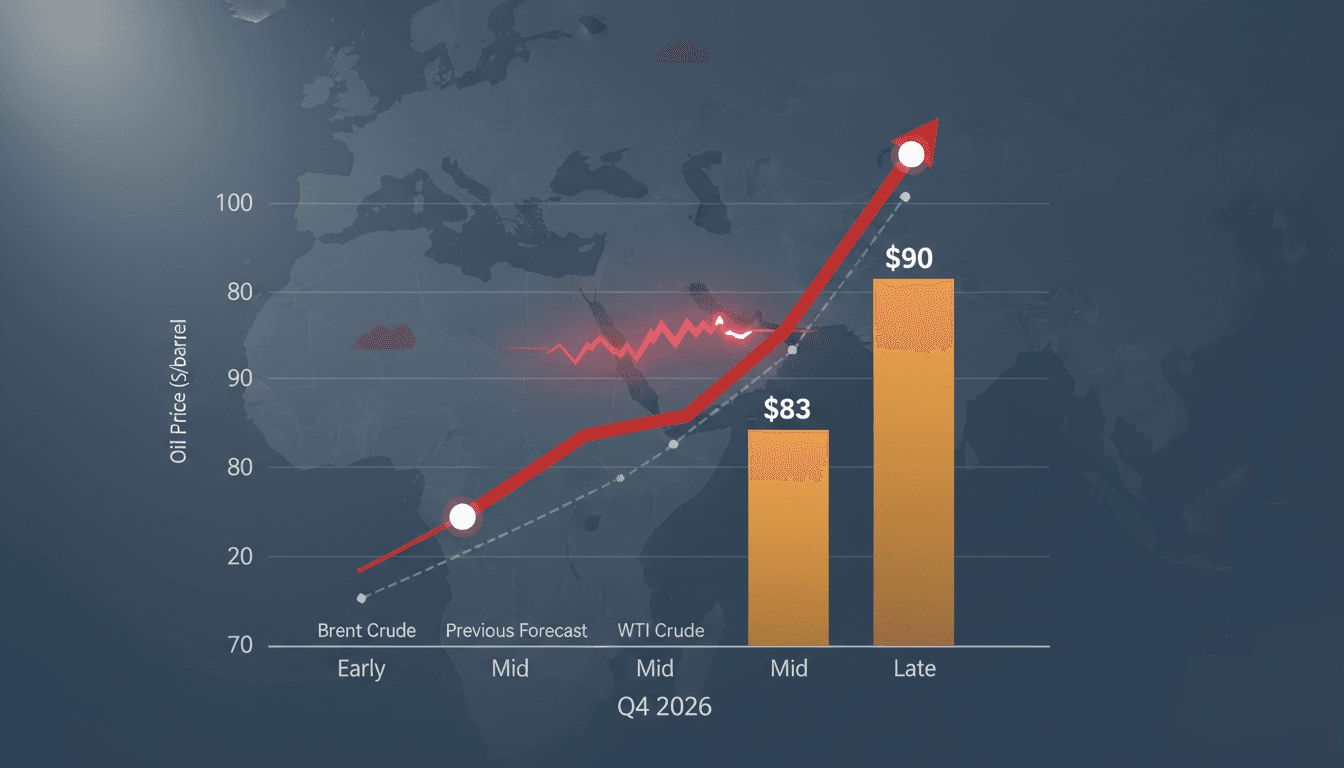 Goldman Sachs Raises Q4 2026 Oil Price Forecasts Due to Middle East Supply Disruptions