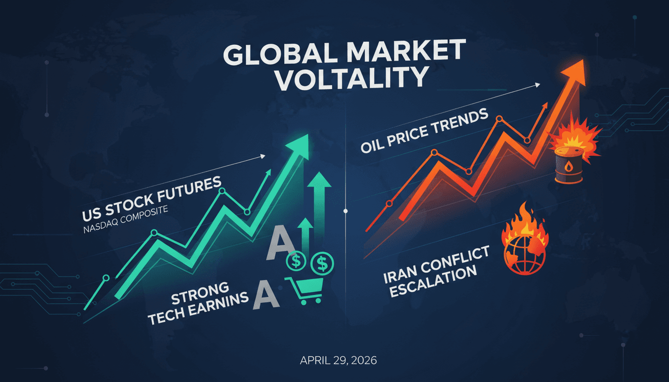 US Stock Futures Rise on Strong Tech Earnings Amid Iran Conflict Escalation