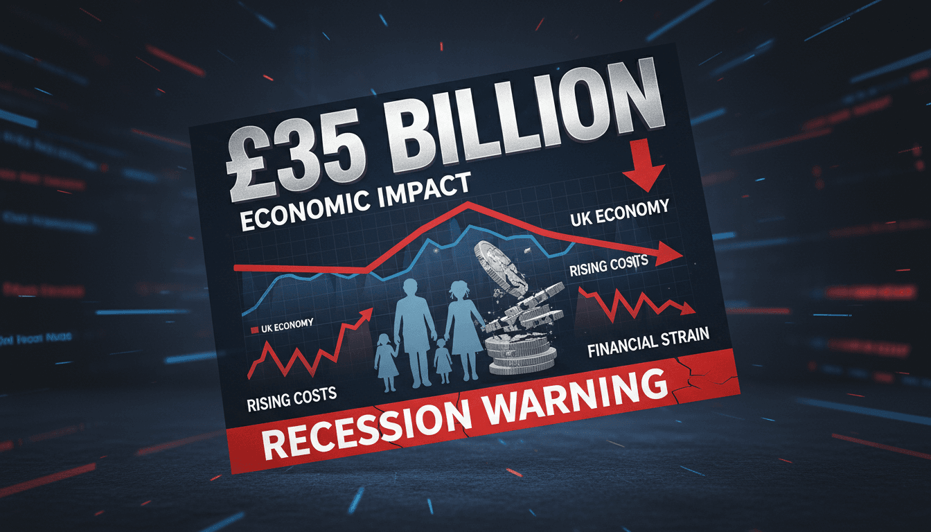 UK economy faces £35 billion impact from ongoing Iran war