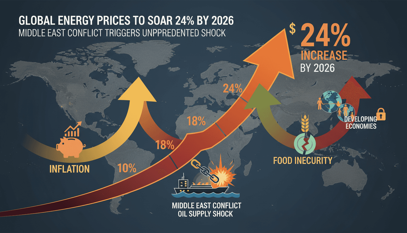 World Bank Projects 24% Increase in Global Energy Prices by 2026 Due to Middle East Conflict