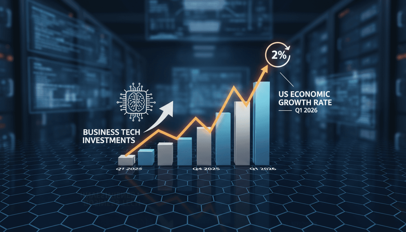 US economy grows 2% in Q1 2026 driven by business investments in technology