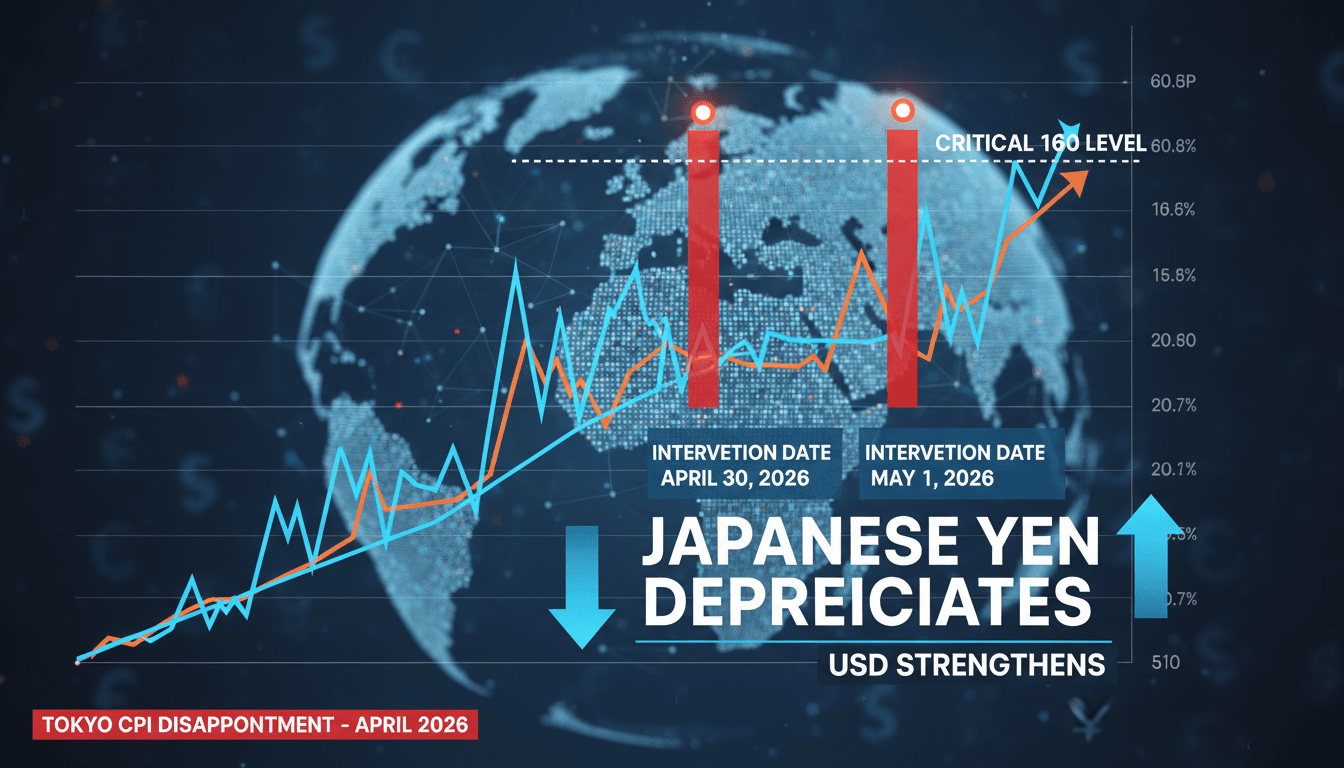 Japanese Yen Depreciates Following Government Intervention Amid CPI Disappointment