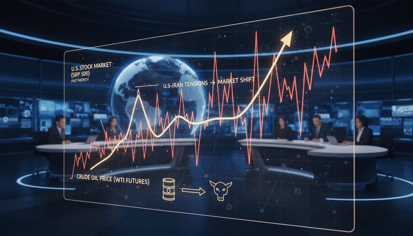 U.S. stock markets reach record highs amid oil price volatility from U.S.-Iran tensions