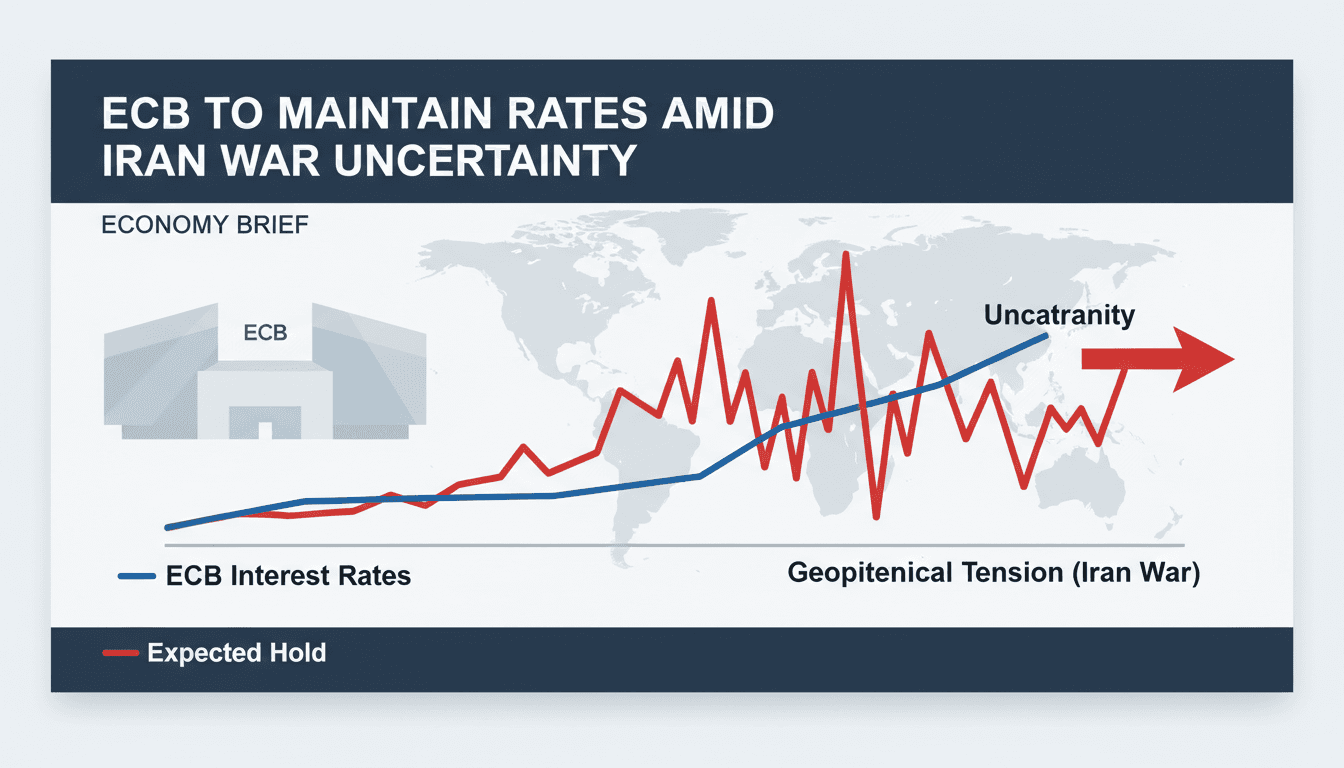 ECB to Maintain Interest Rates Amid Iran War Uncertainty