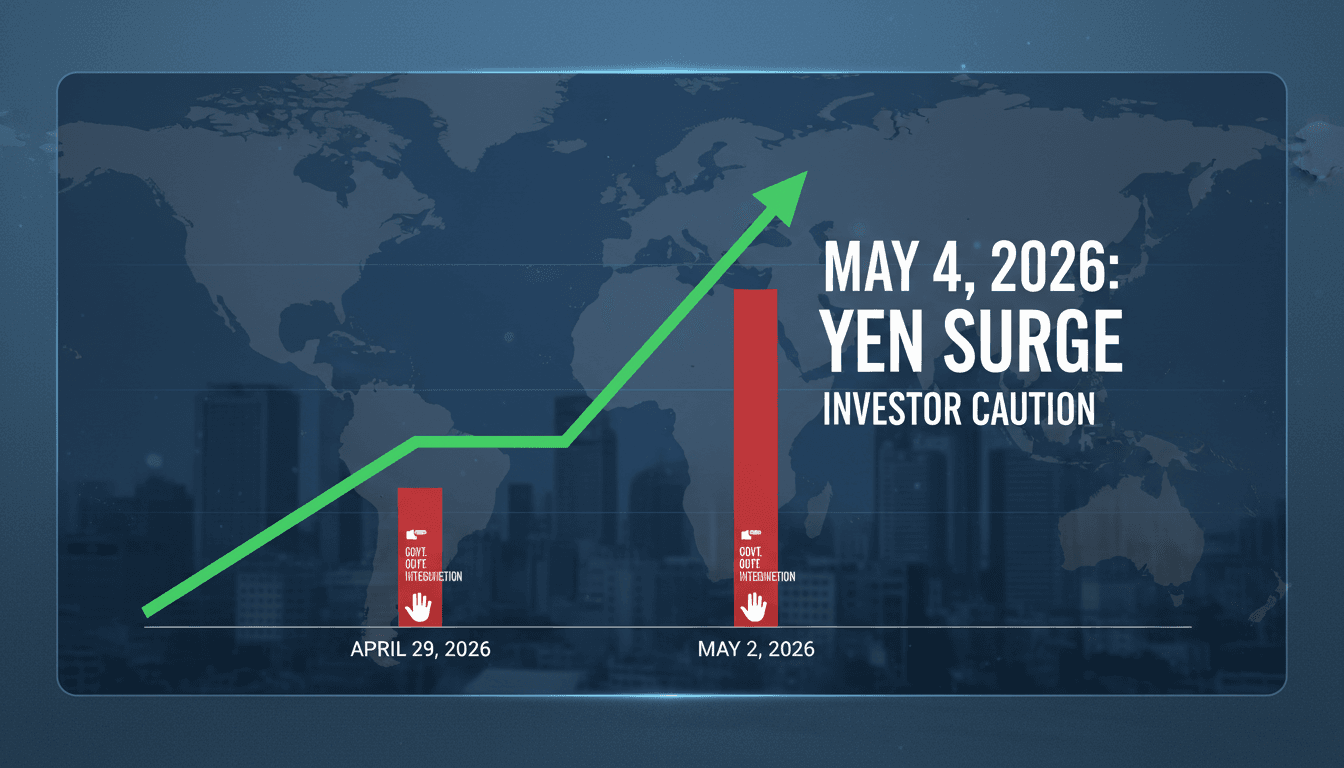 Japanese yen surges prompting investor concerns over government intervention