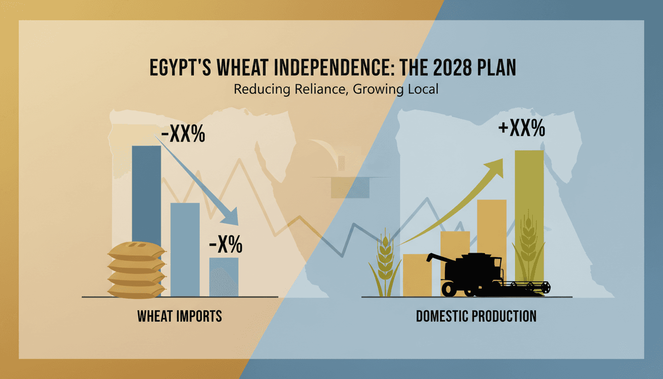 Egypt's Minister of Agriculture announces wheat production plans.