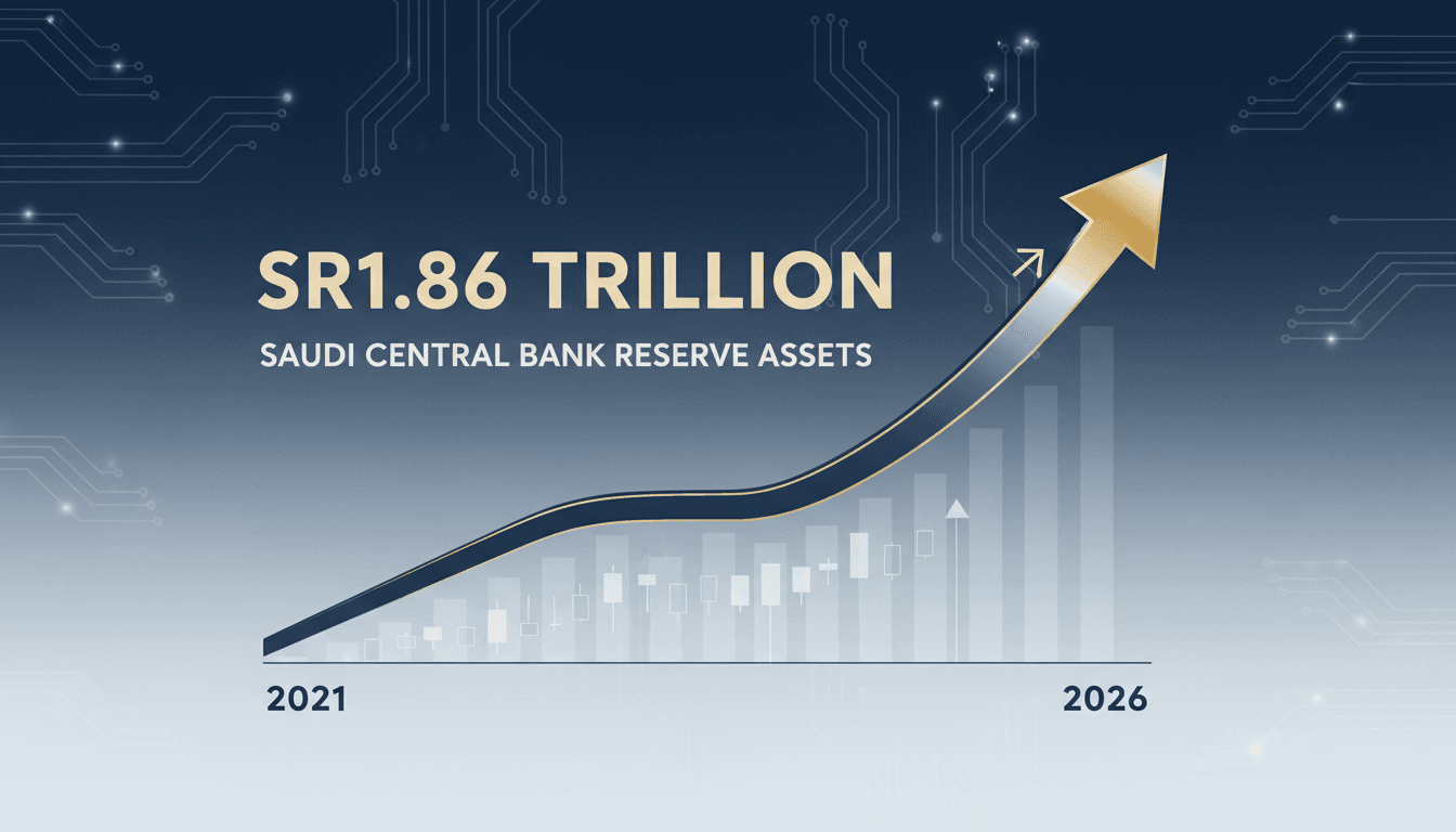 Saudi Central Bank's Reserve Assets Reach Record SR1.86 Trillion