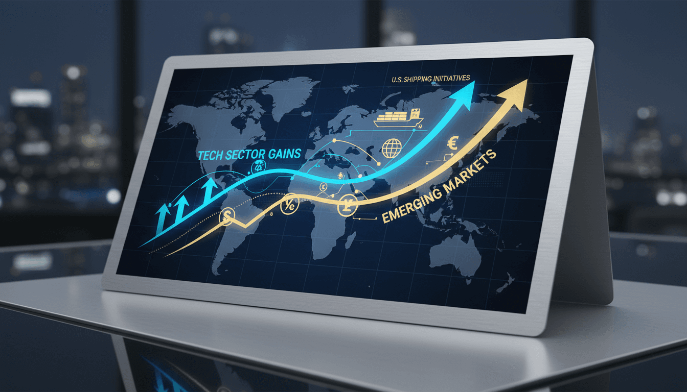 Global stock markets rally driven by tech sector gains and U.S. shipping initiatives