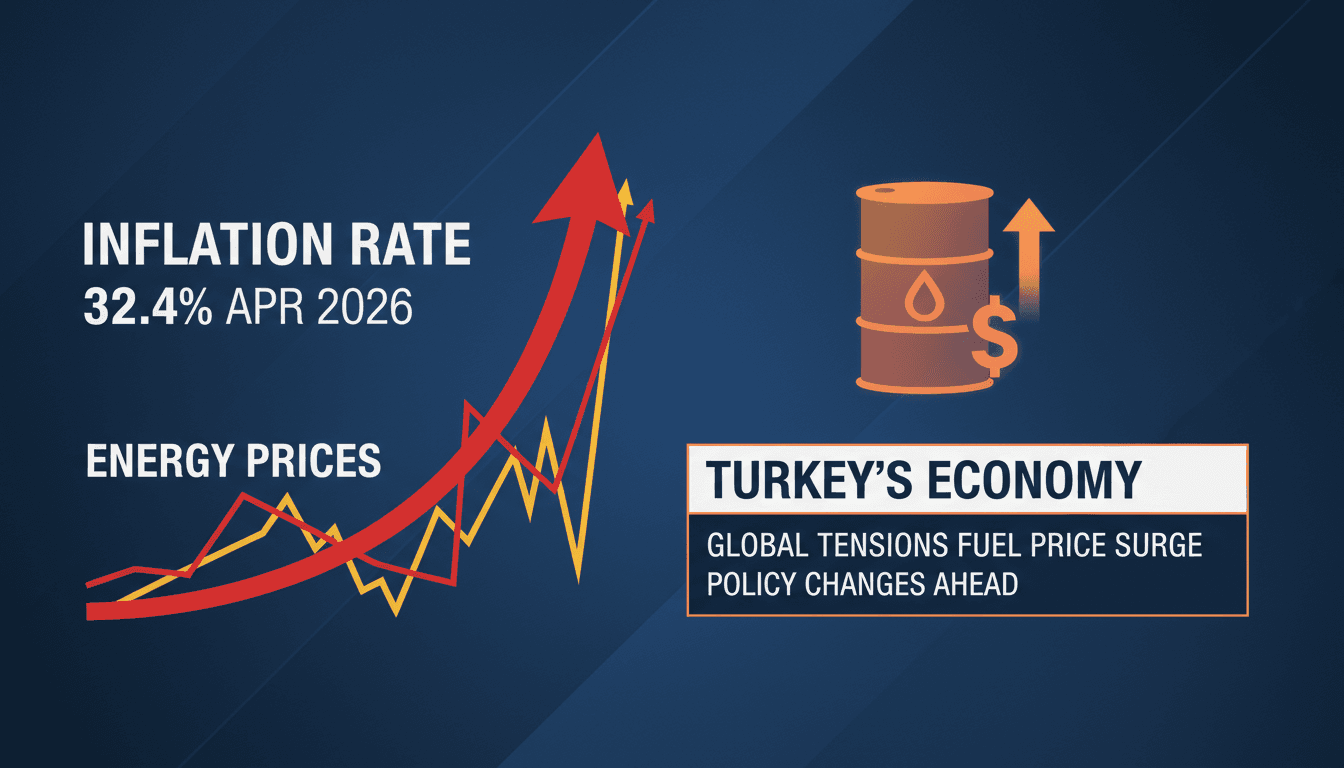 Turkey's inflation rate reaches 32.4% amid rising energy costs