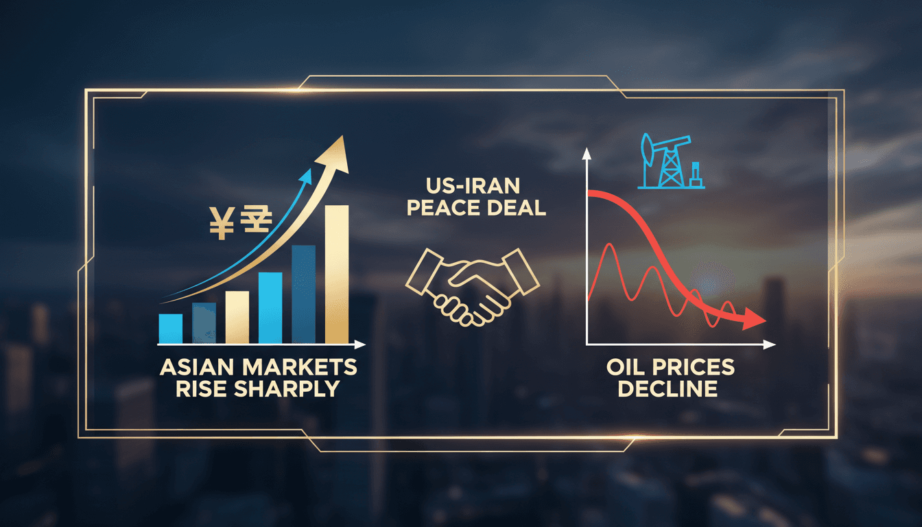 Asian stock market trends following US-Iran peace deal reports