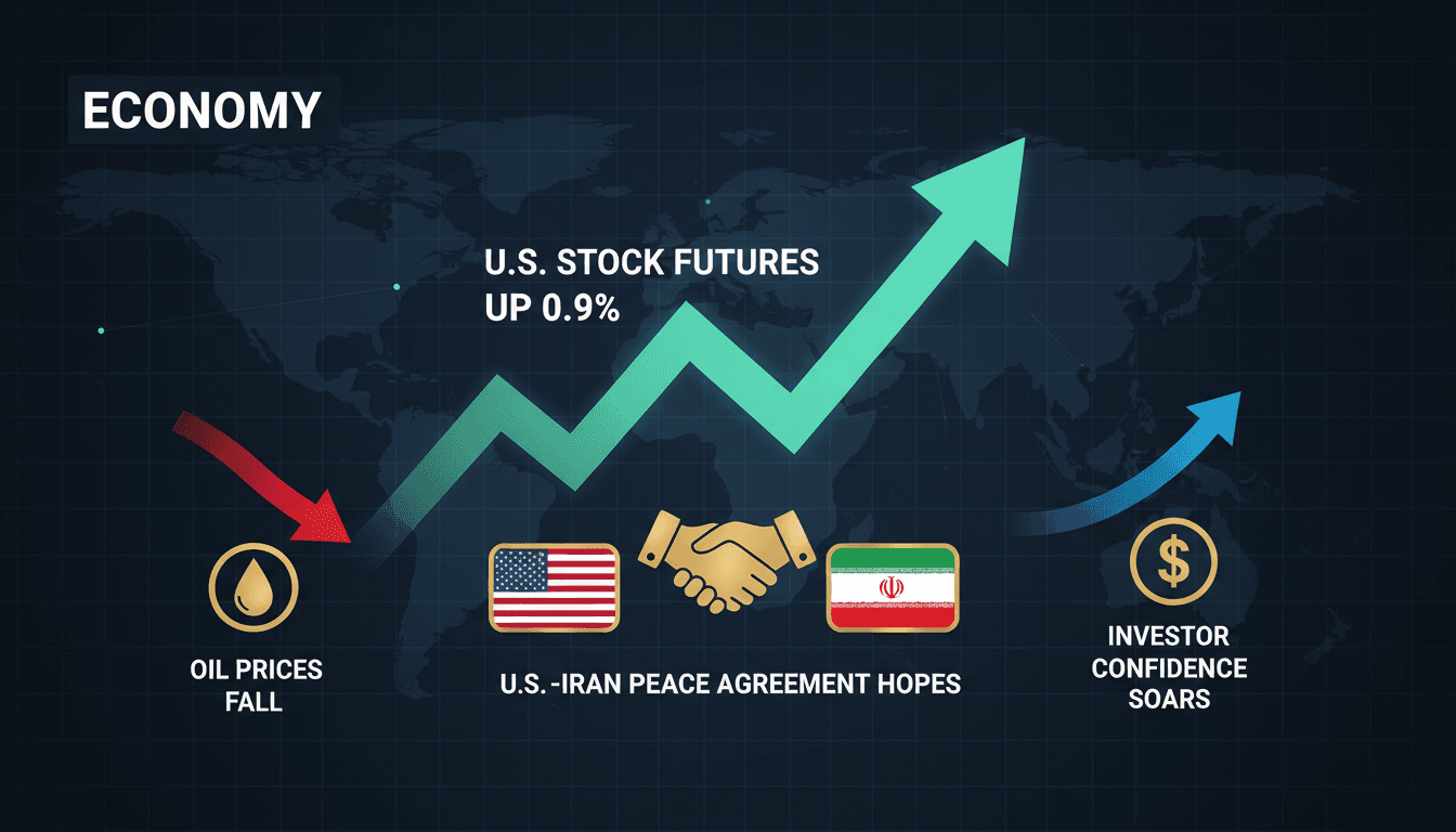 U.S. stock futures rise amid optimism for U.S.-Iran peace agreement