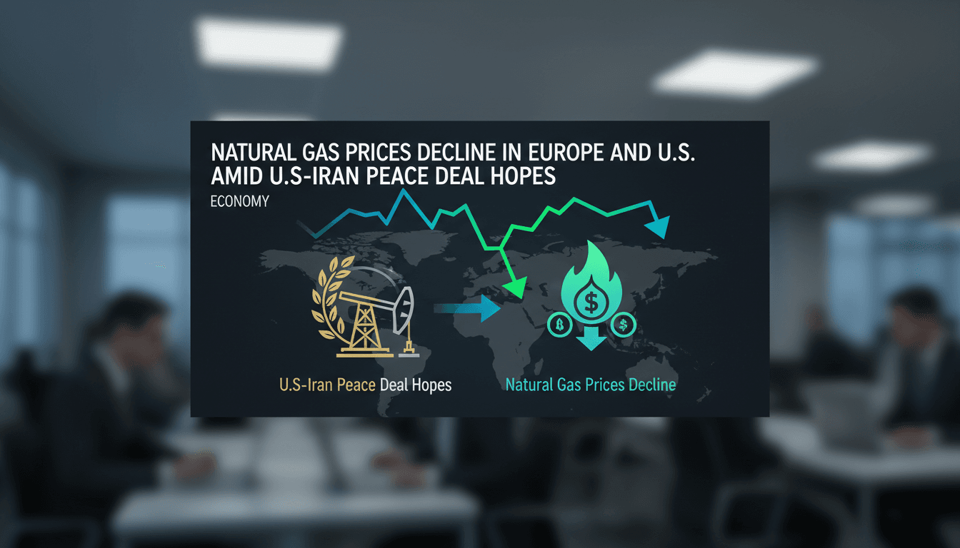 Natural gas prices decline in Europe and U.S. amid U.S.-Iran peace deal hopes