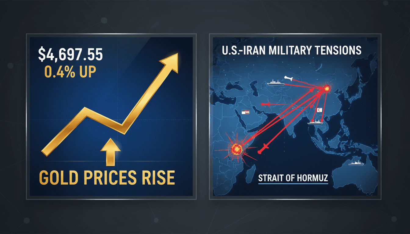 Gold Prices Rise Amid Escalating U.S.-Iran Military Tensions