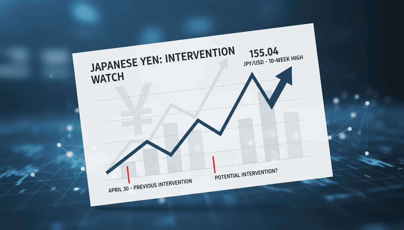 Japanese yen reaches 10-week high amid speculation of government intervention