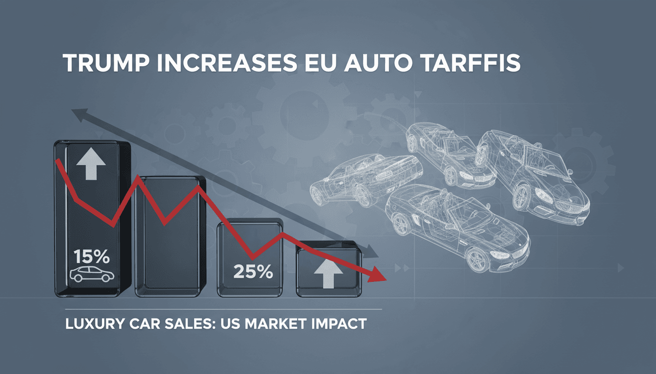 Trump increases tariffs on EU cars from 15% to 25%