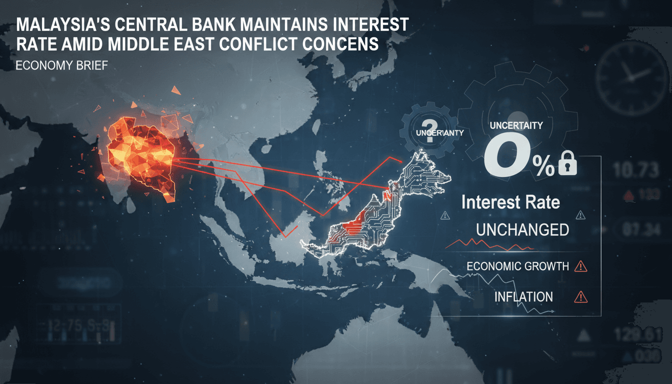 Malaysia's central bank maintains interest rate amid Middle East conflict concerns