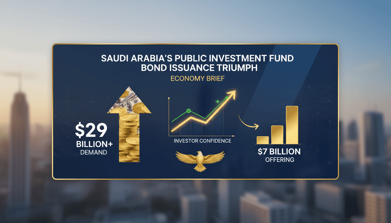 Saudi Arabia's Public Investment Fund launches successful US dollar bond issuance