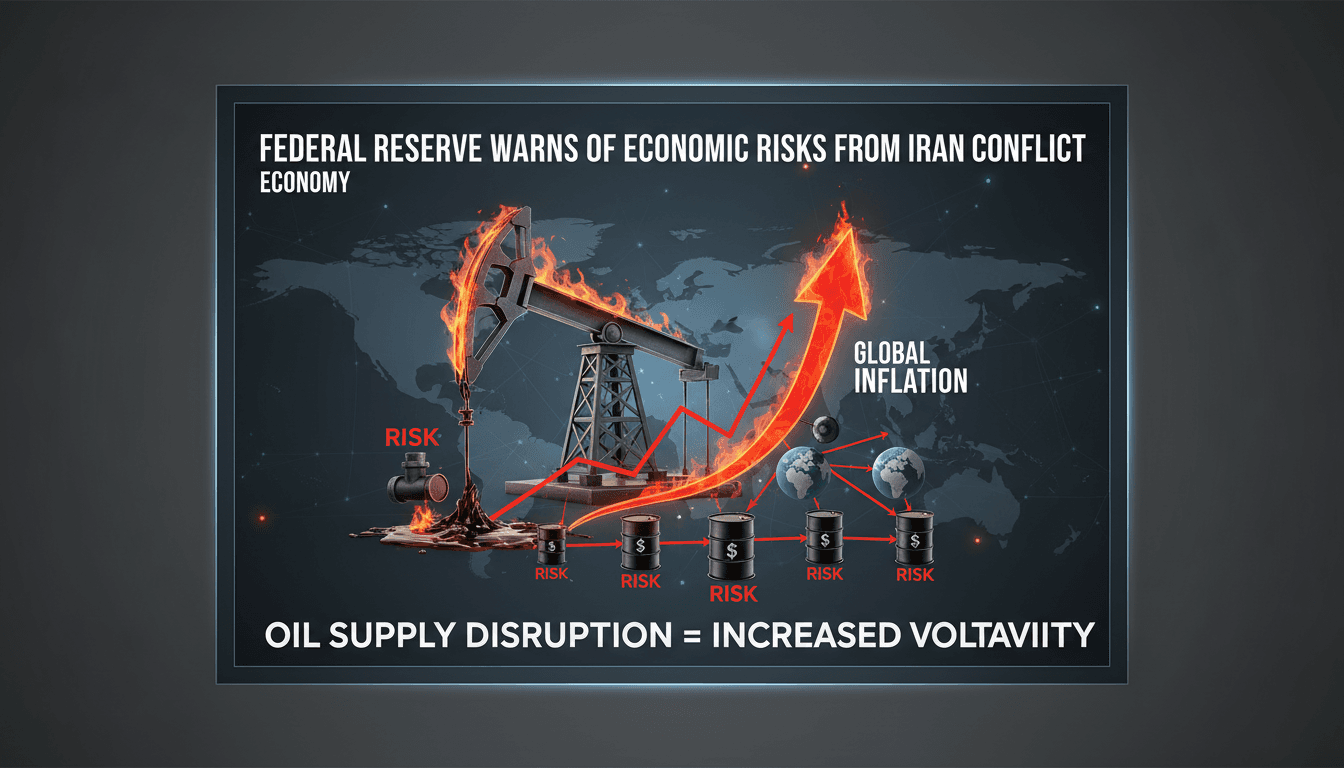 Federal Reserve report on economic risks from Iran conflict
