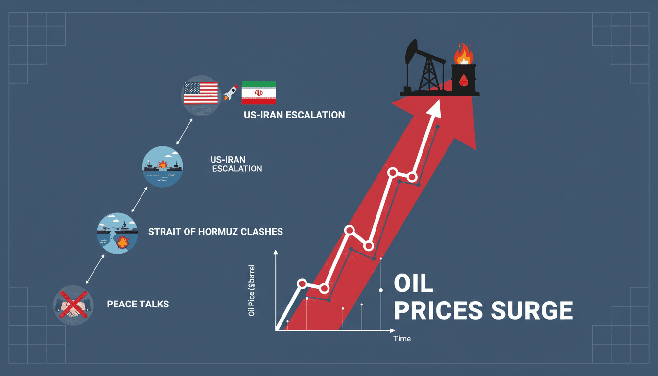 Oil prices rise amid renewed US-Iran clashes in the Strait of Hormuz