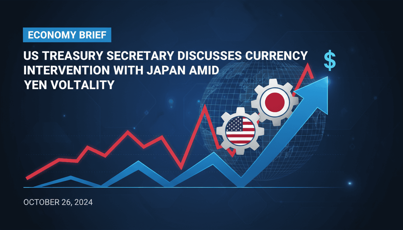 US Treasury Secretary Scott Bessent meeting with Japan's Finance Minister Satsuki Katayama.